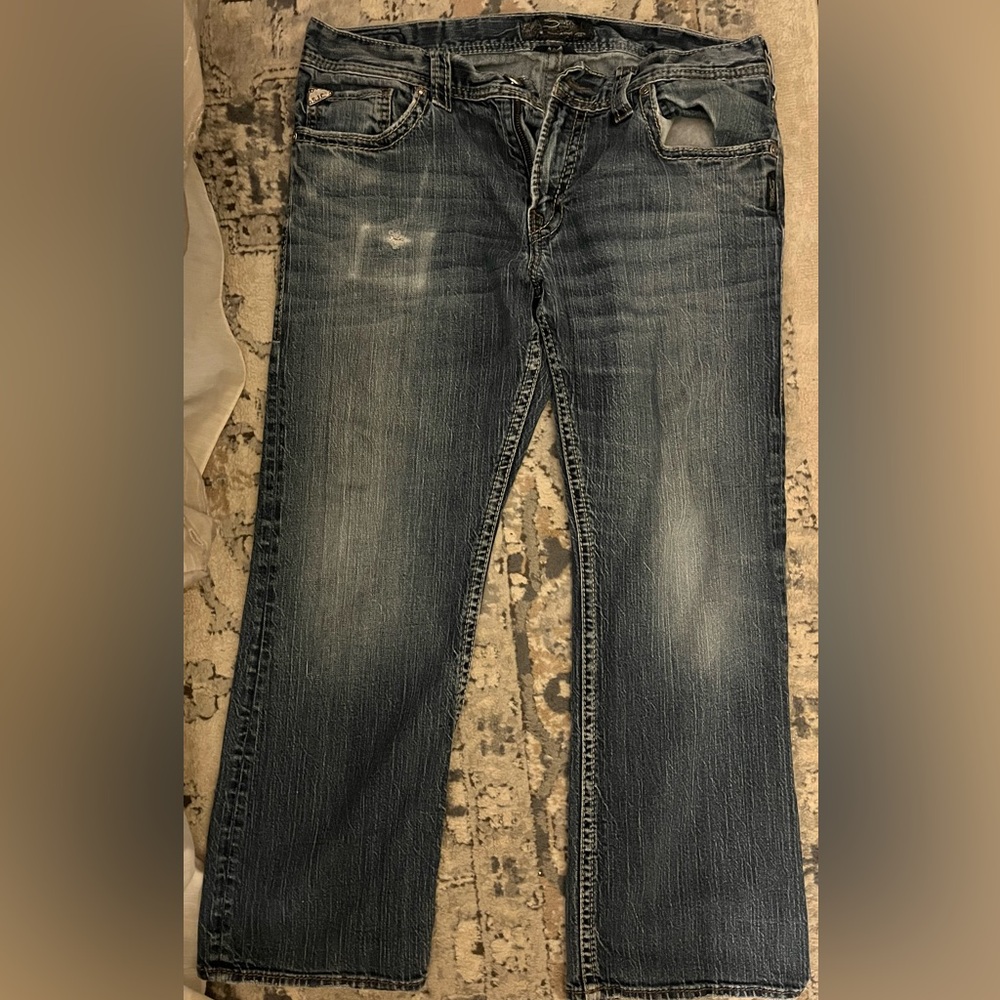 Men’s Silver ‘Zac’ Jeans